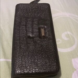 Black Textured Wallet